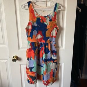 Anthropologie dress, Size 8 (medium), multi-coloured
